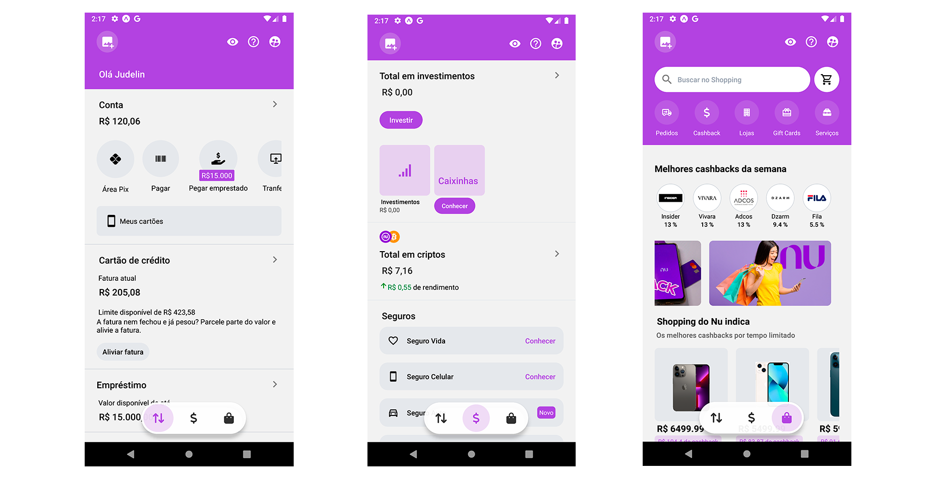 Nubank app clone